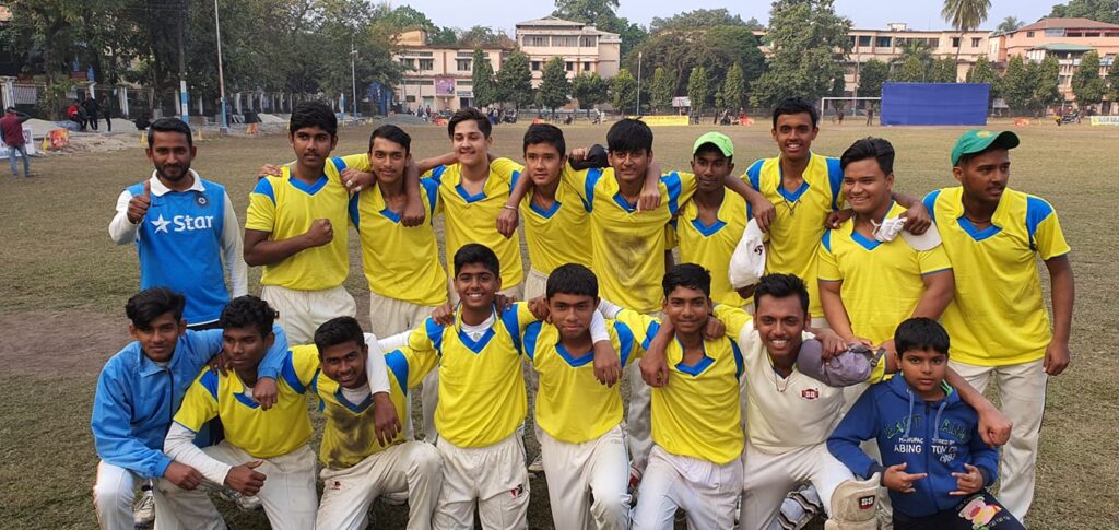 Agragamee Sangha Champion in Bablatala Cricket Academu Under 16 Knockout Cricket Tournament